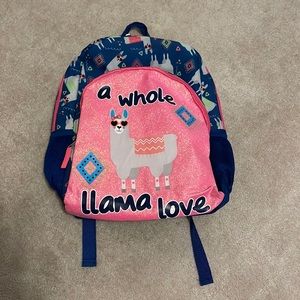 Llama Glitter Backpack